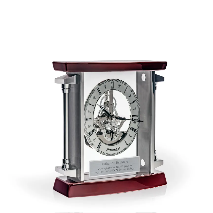 Masa Rosewood Desk Clock