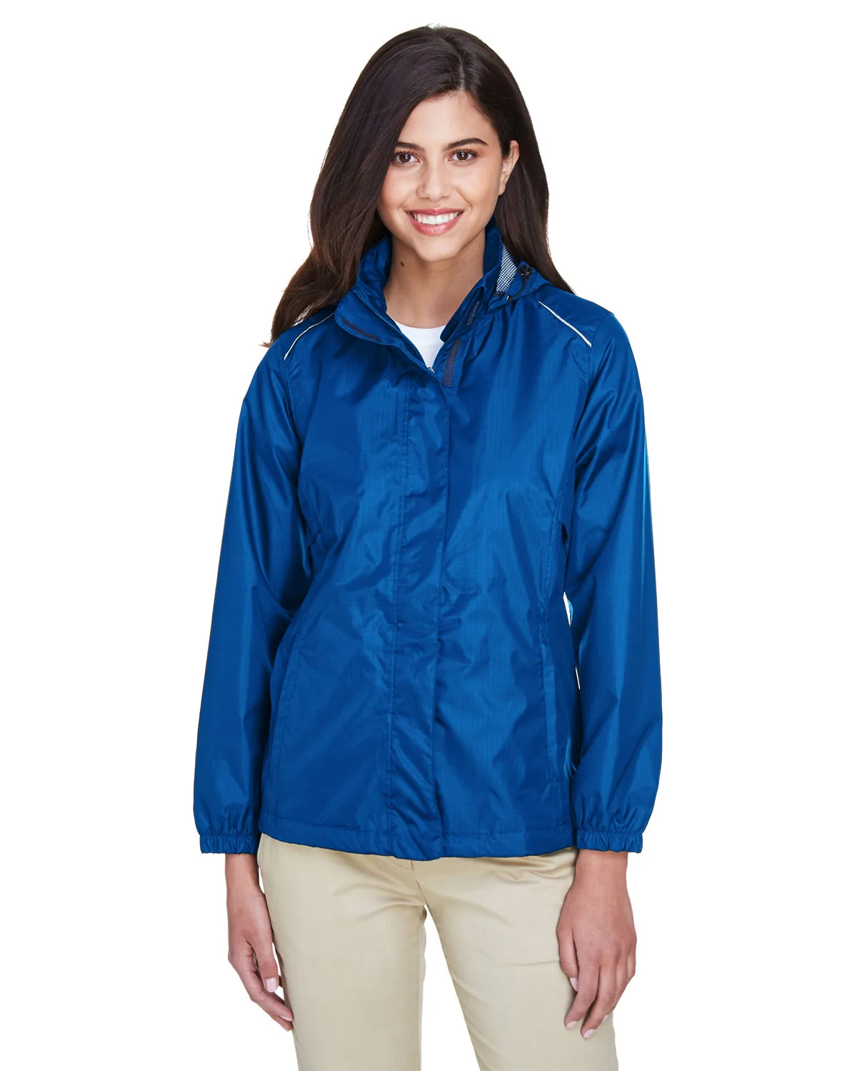 CORE 365 Ladies' Climate Seam-Sealed Lightweight Variegated Ripstop Jacket view 4
