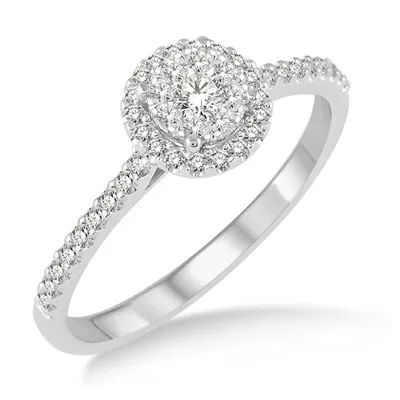 Jilco Inc Diamond Cluster Ring - Size 6.5