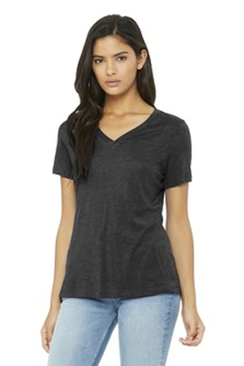 BELLA+CANVAS ® Women's Relaxed Jersey Short Sleeve V-Neck Tee.