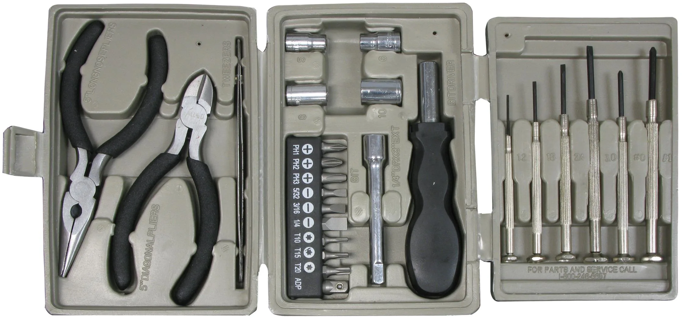 Allied 25-Piece Mini Tool Set In Case