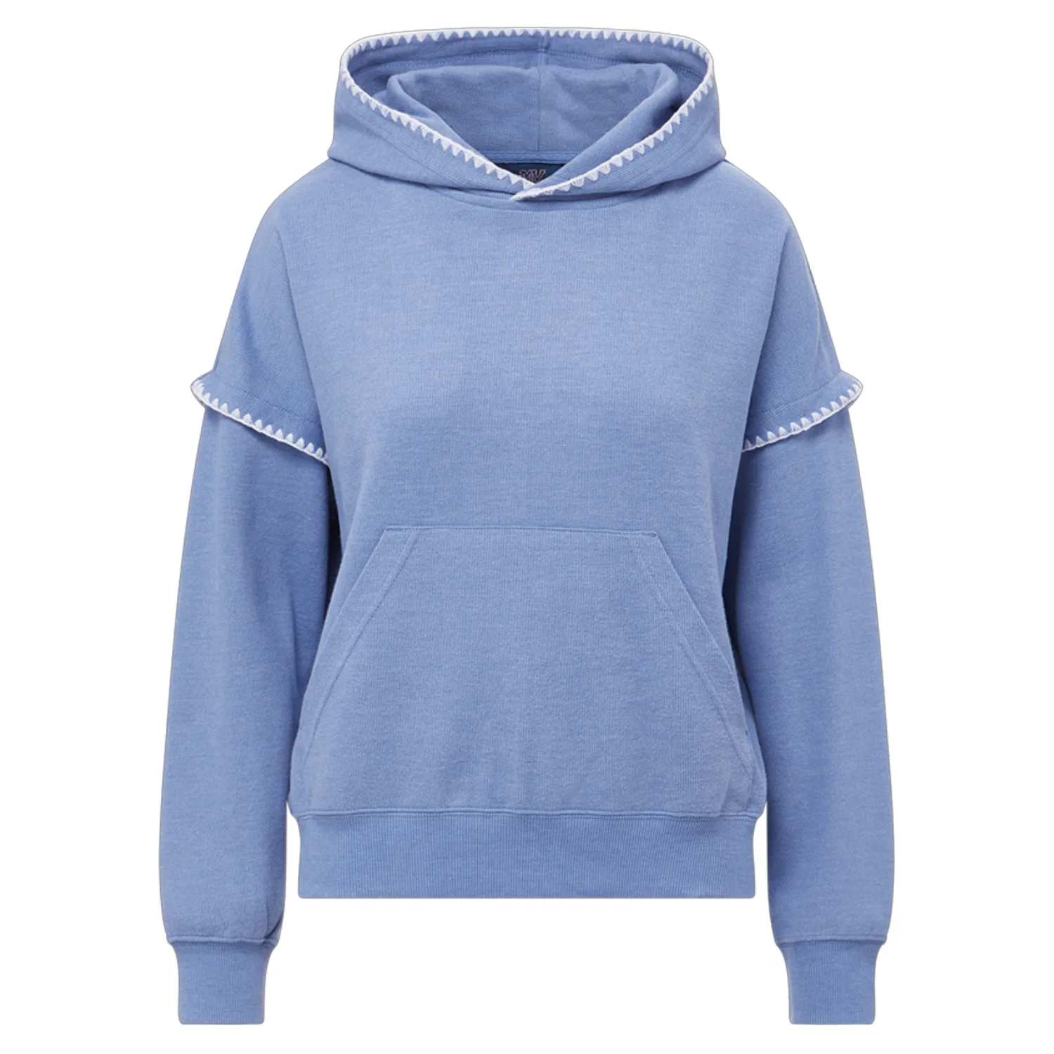 Mood & Vibe™ Teegan Crafty Cotton-Poly Boxy Hoodie view 2