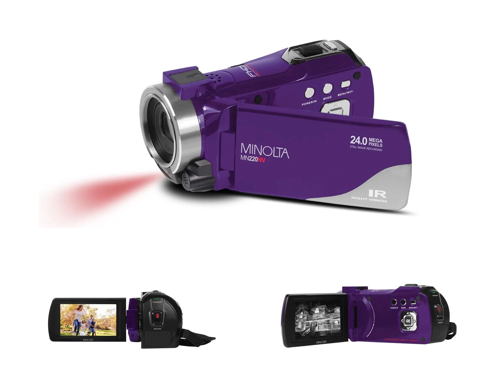 Minolta 1080P Full Hd Night Vision Camcorder
