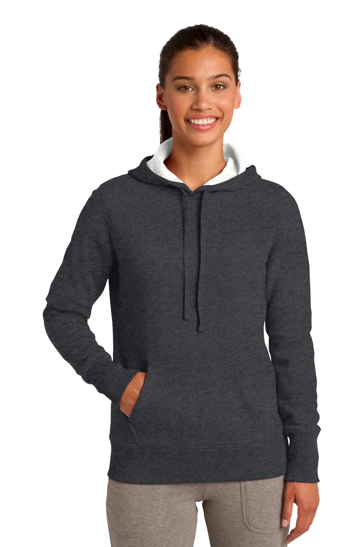Sport-Tek® Women's Pullover Hooded Sweatshirt.