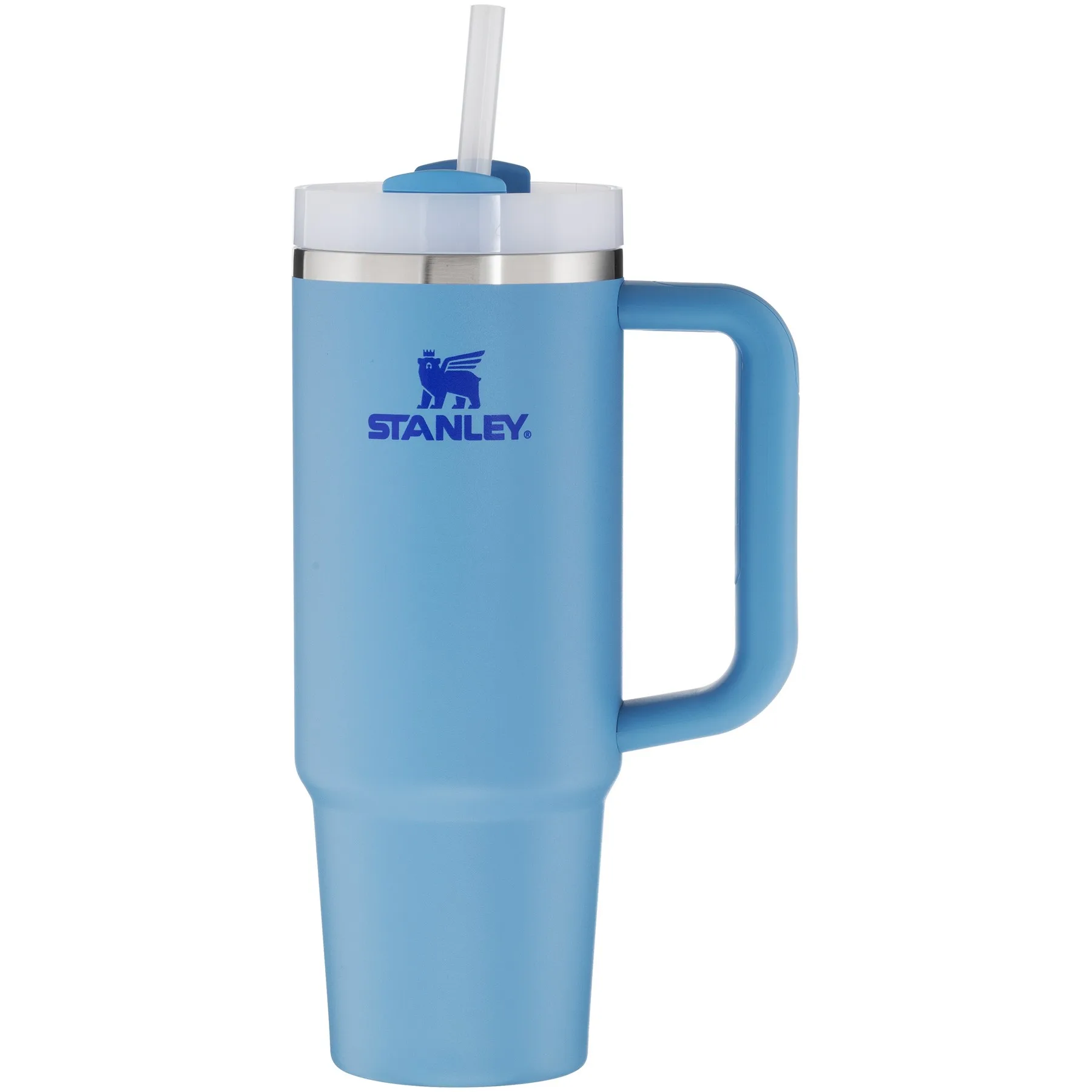 30 oz Stanley Quencher H2.0 FlowState Stainless Steel Water Bottle (Blue Sky) view 2