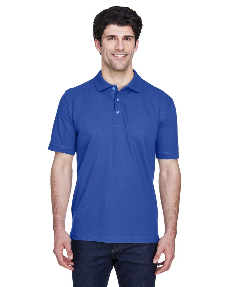 ULTRACLUB Men's Classic Piqué Polo view 5