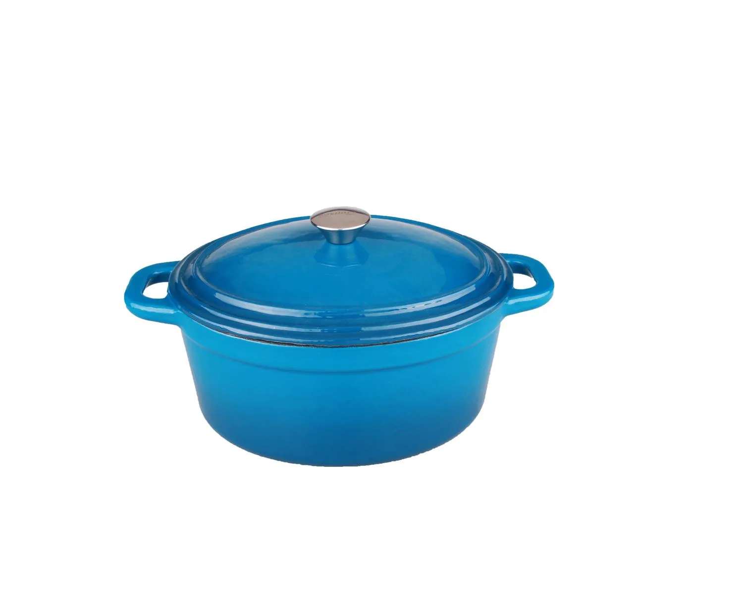 BergHoff® Neo 8Qt Cast Iron Oval Cast Cov Dutch Oven Blue
