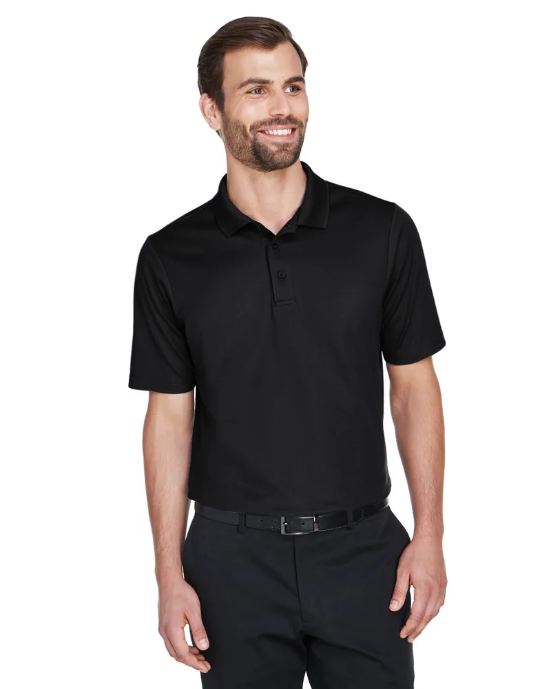 Devon and Jones® Men's CrownLux Performance® Plaited Short Sleeve Polo Shirt