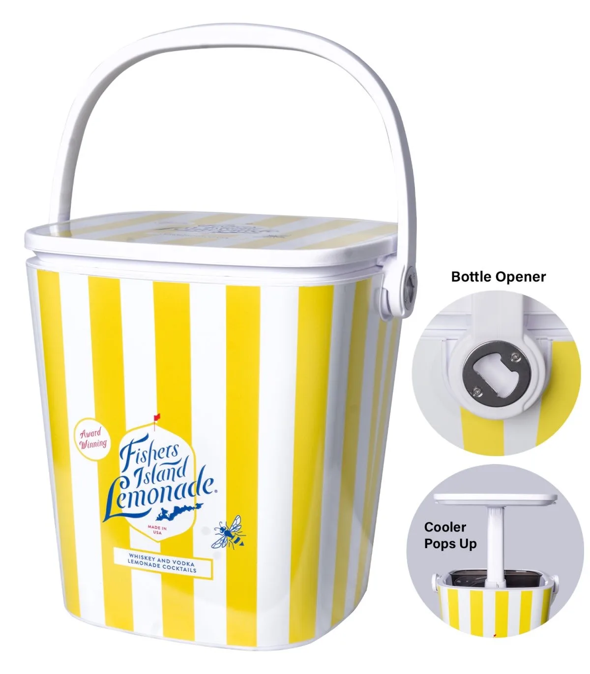 Partylux 15L Pop-Up Cooler Table view 4
