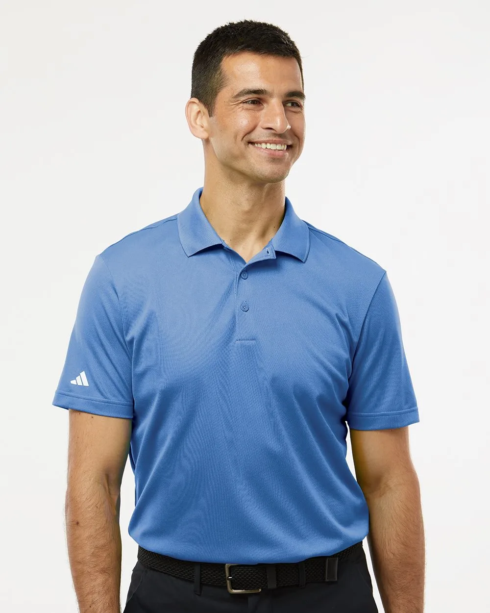 Adidas® Men's Performance Piqué Polo Shirt view 2