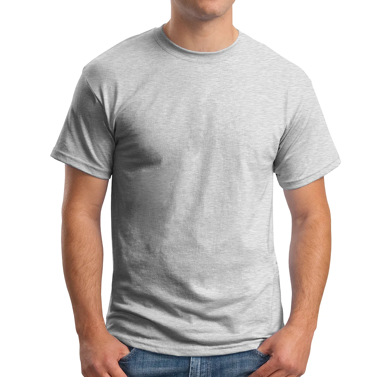 Hanes® - Ecosmart® 50/50 Cotton/poly T-shirt view 2