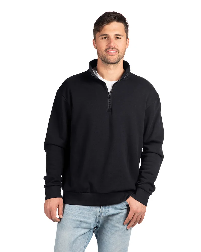 Next Level Apparel® Unisex Fleece Quarter-Zip Pullover Sweatshirt