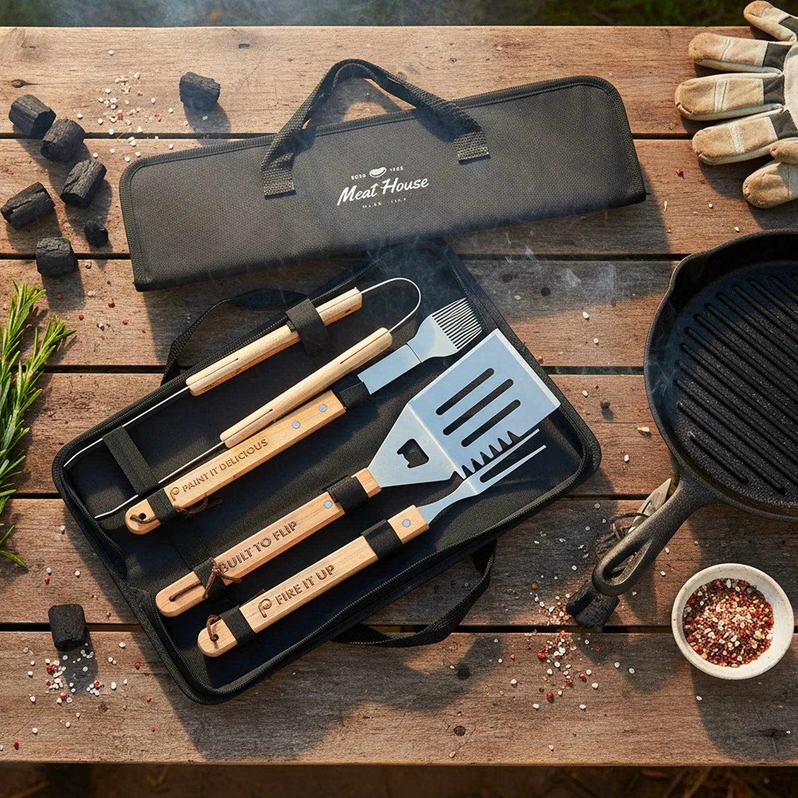 BBQ Grill Set view 4