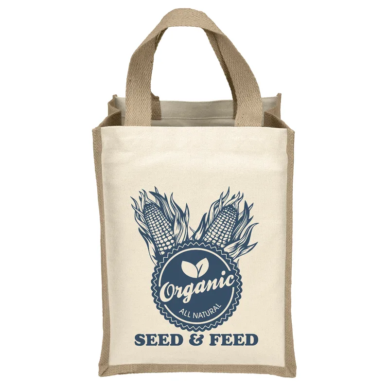 Mimi™ - Natural Tote - Screen Print (10" x 8" x 13")