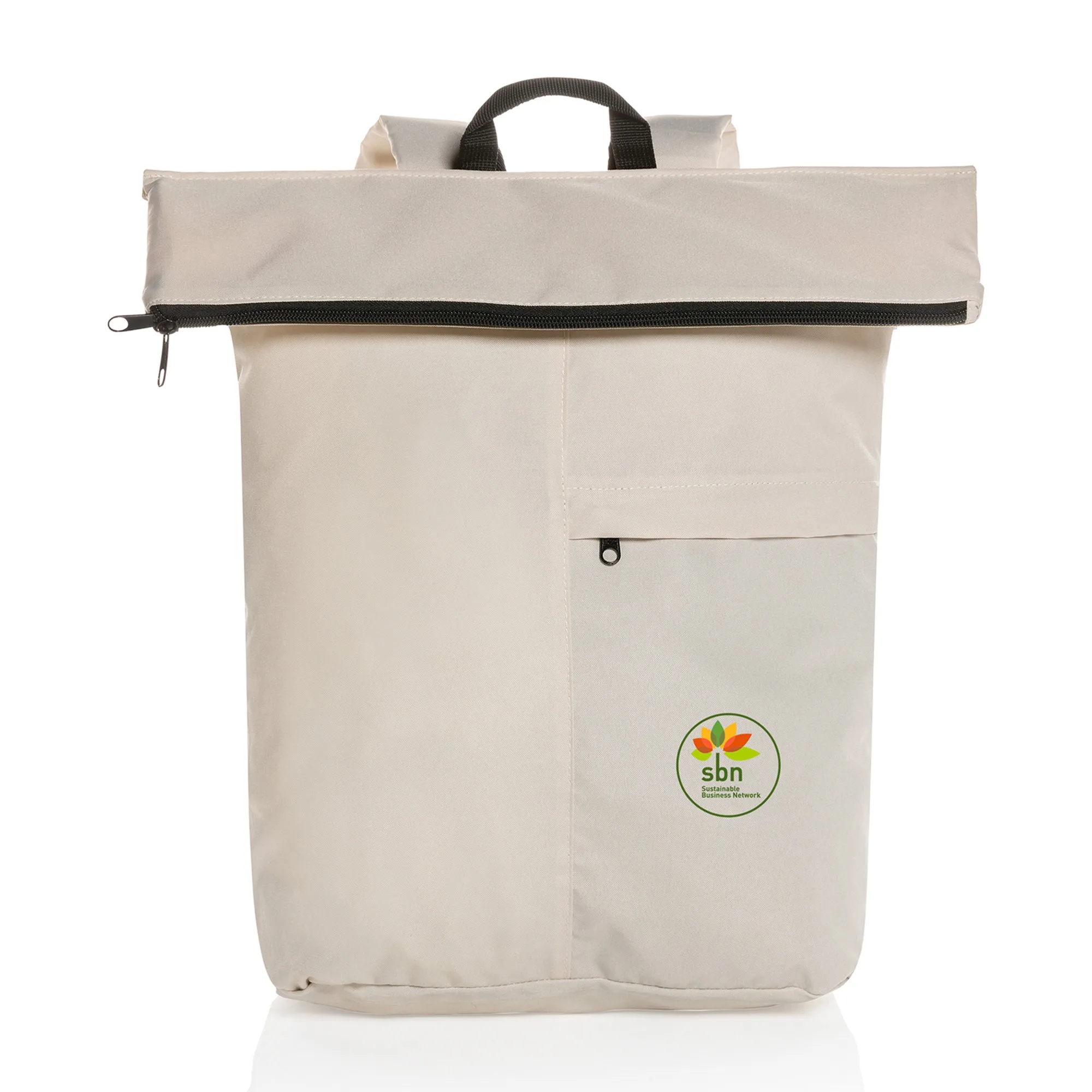 Dillon AWARE™ rPET Lightweight Foldable Backpack - Off White