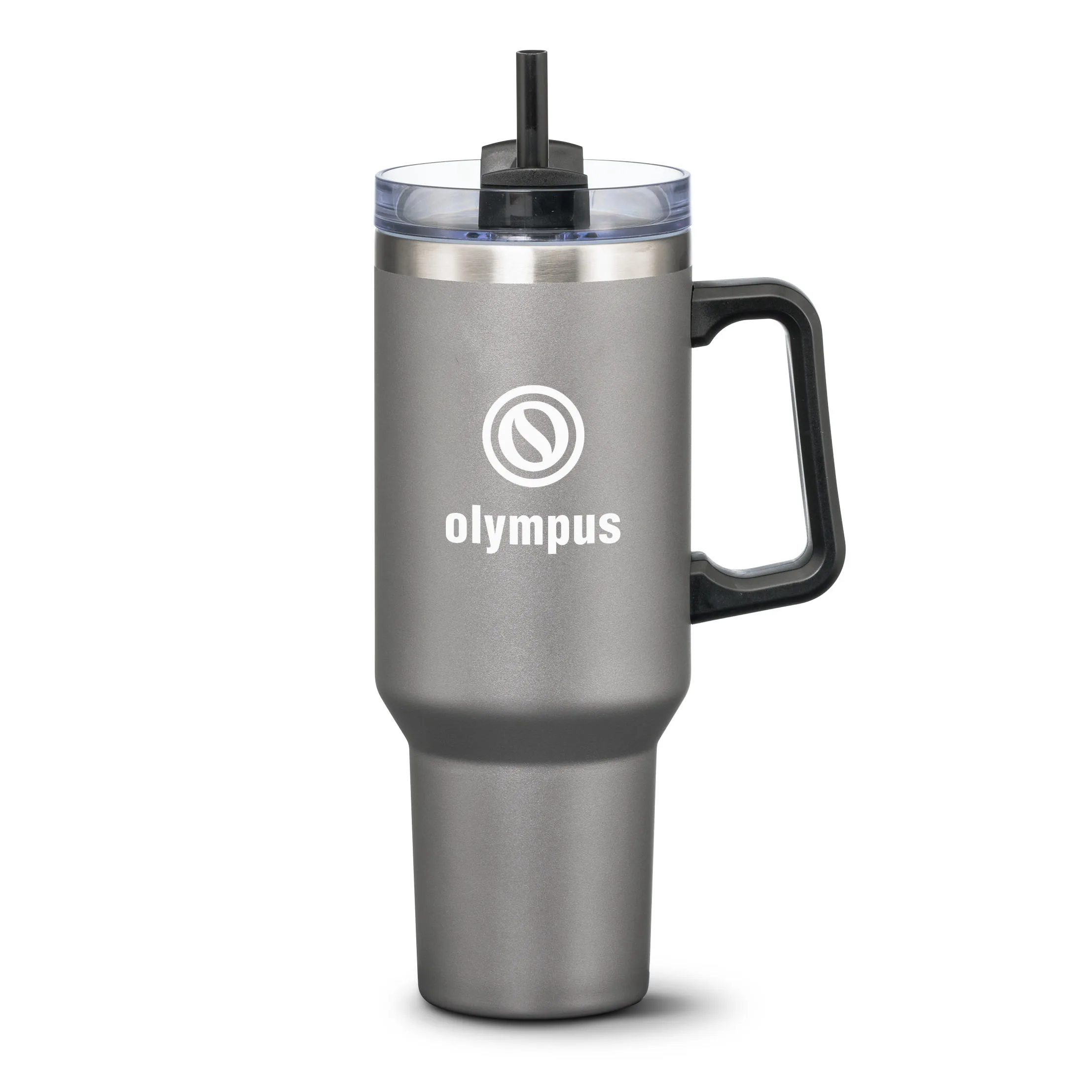 Compeer Handle Travel Mug w/Straw - 40oz
