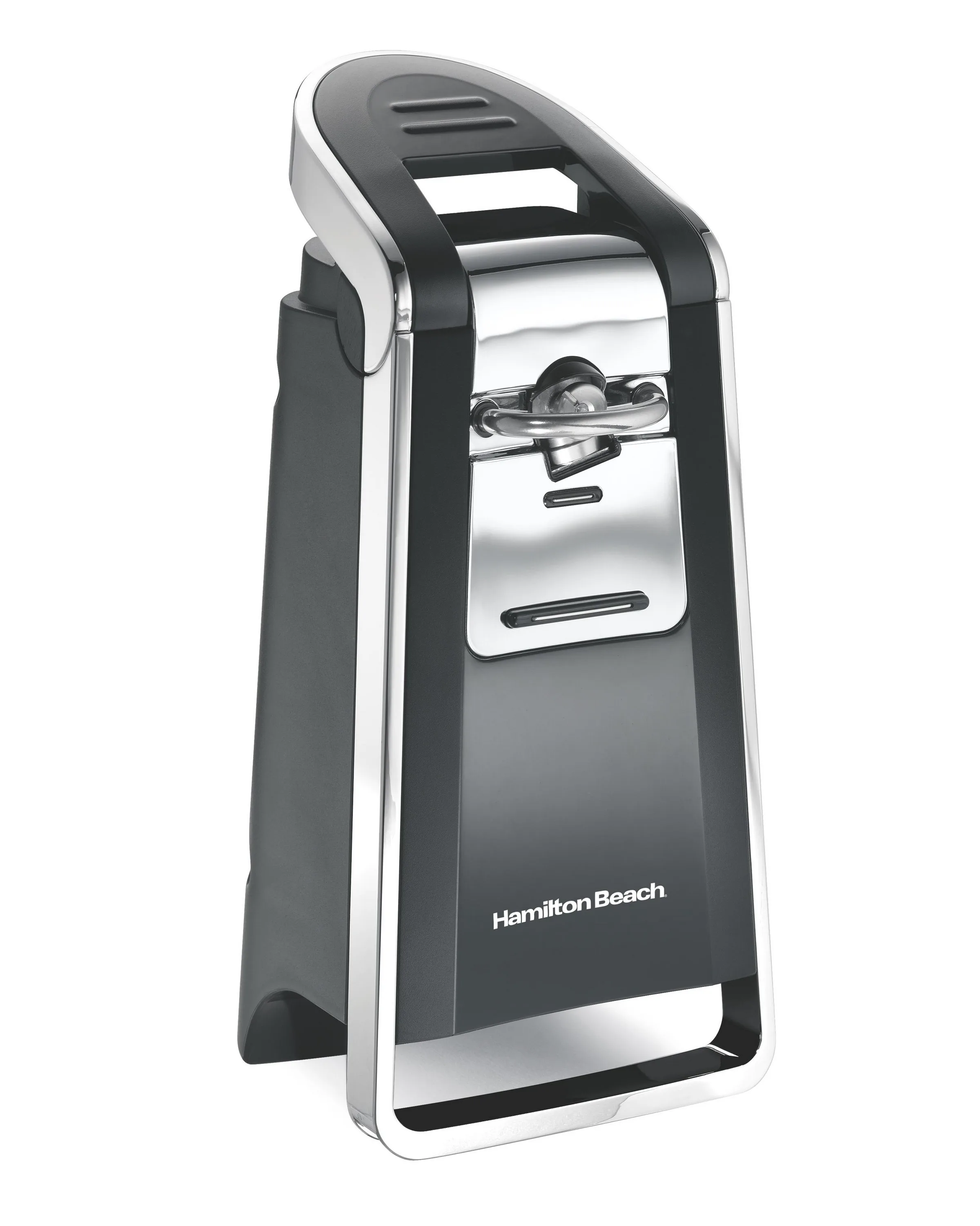 Hamilton Beach Smooth Touch Electric Can Opener, Black And Chrome