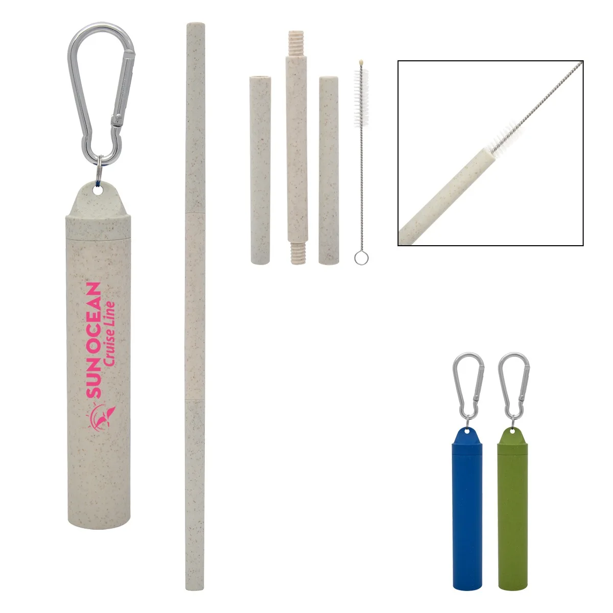 Buildable Wheat Straw Kit In Travel Case view 2