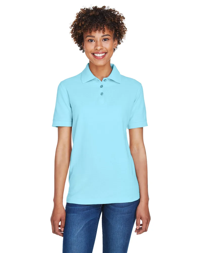 ULTRACLUB Ladies' Whisper Piqué Polo view 2