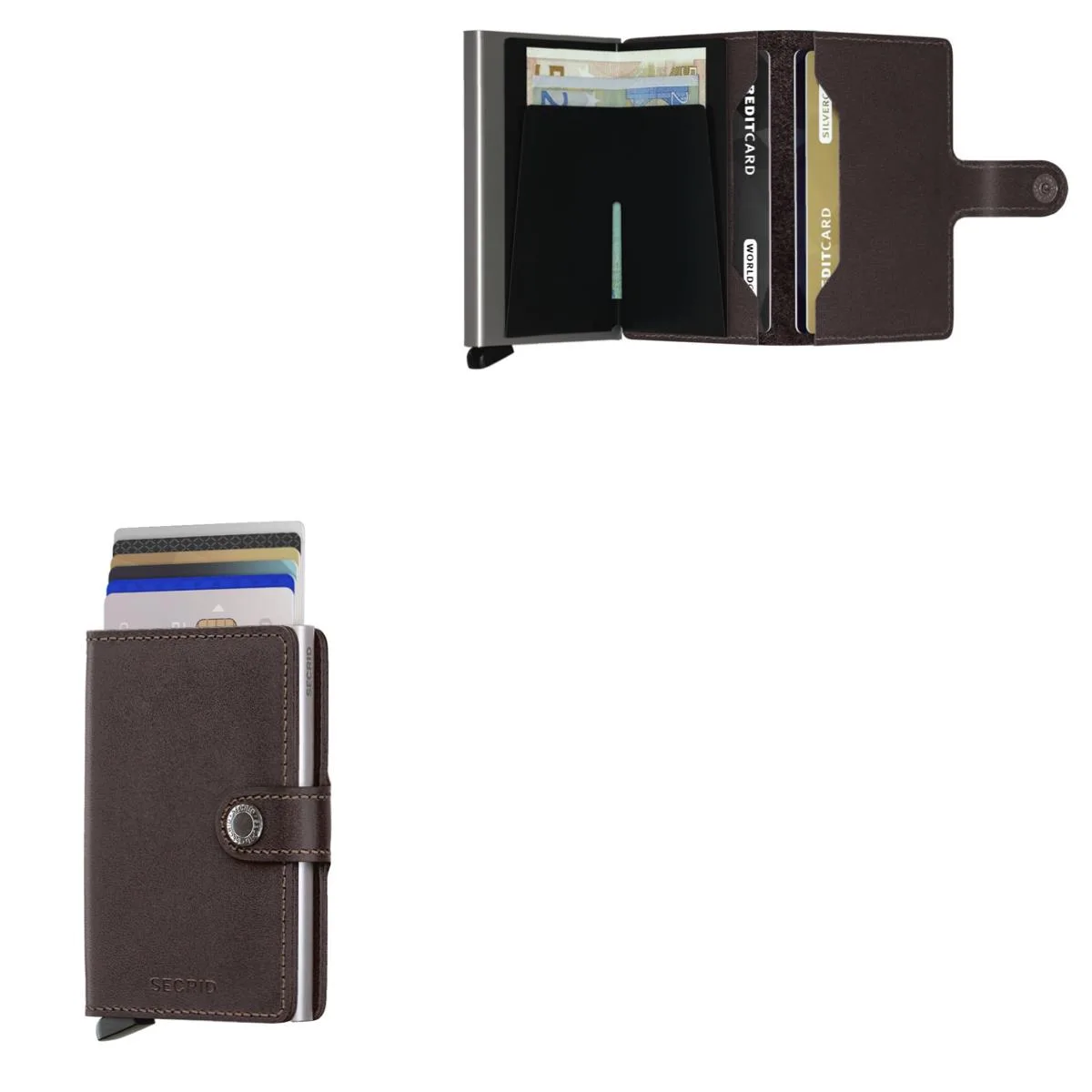 Secrid Miniwallet Original - Dark Brown