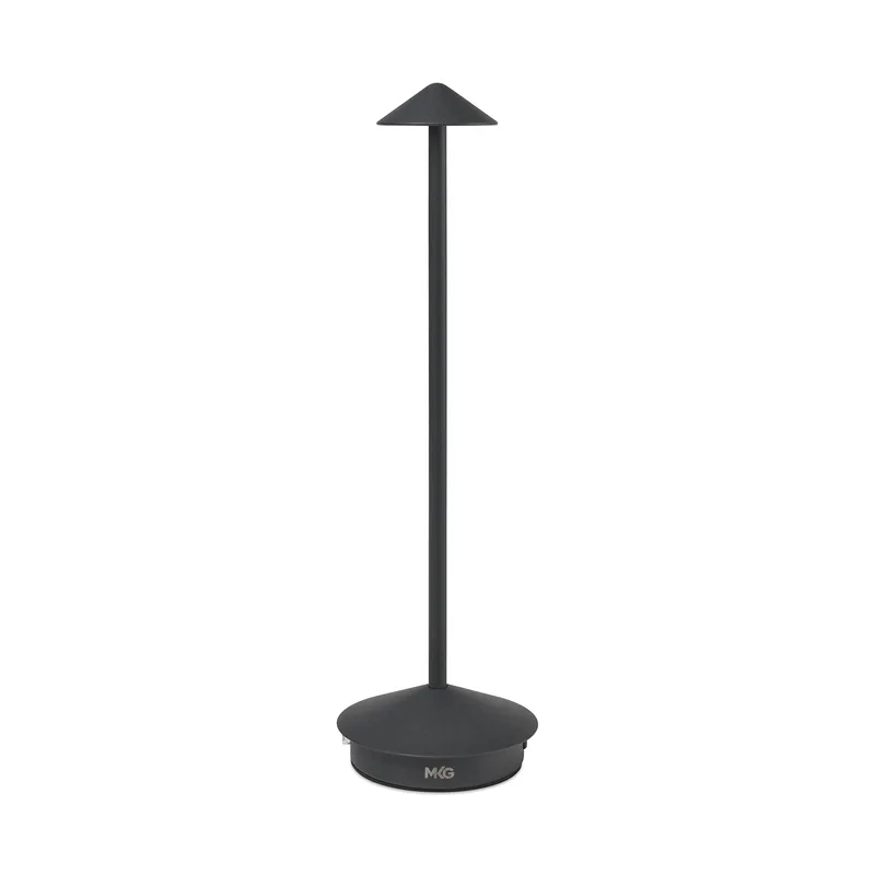 Pyramid Rechargeable LED Table Lamp - Black