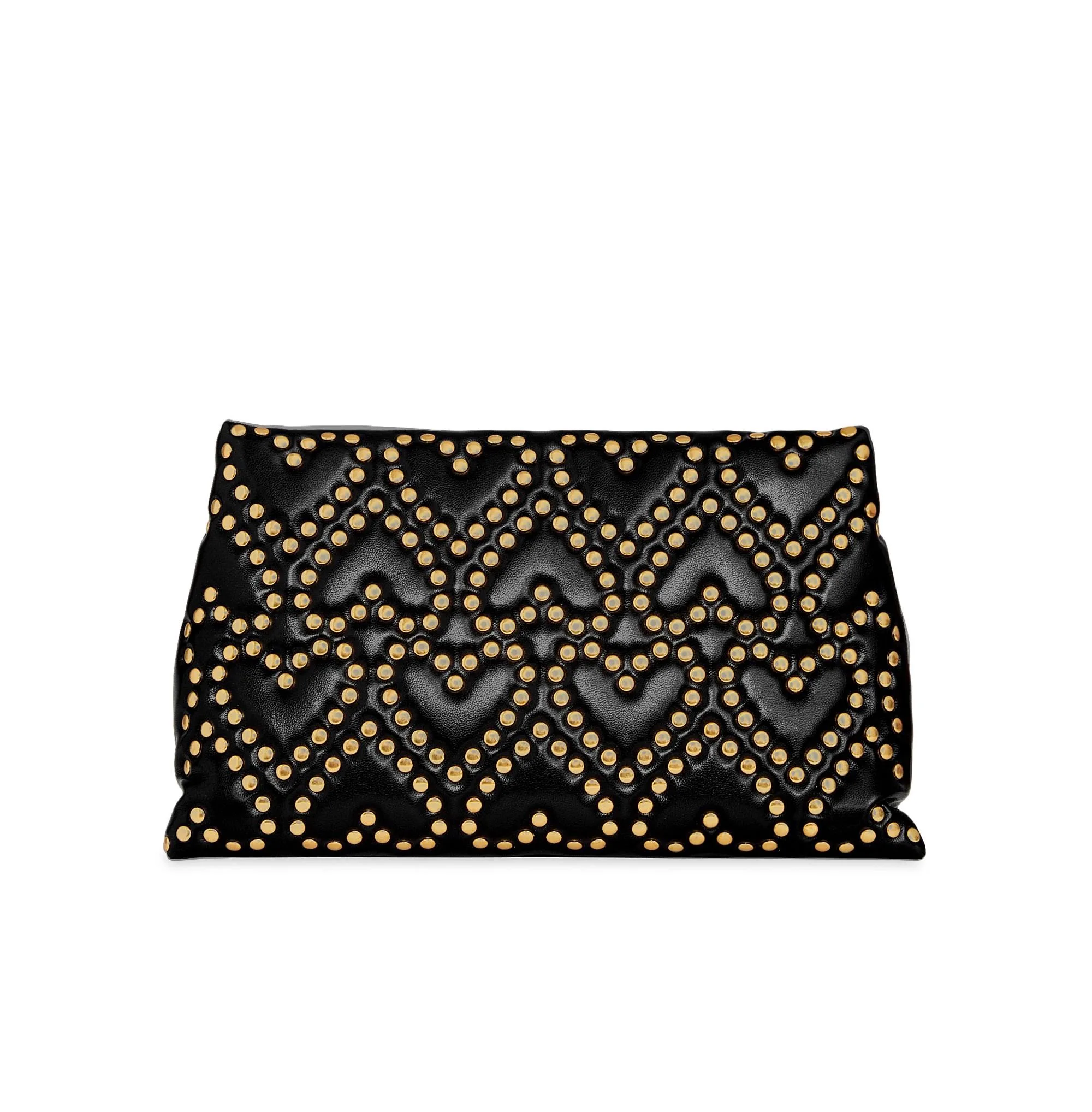 Rebecca Minkoff Heart Studded Quilt Clutch