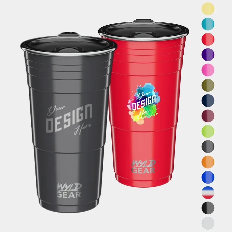 24 oz Wyld Gear® Stainless Steel Vacuum Insulated Party Cup
