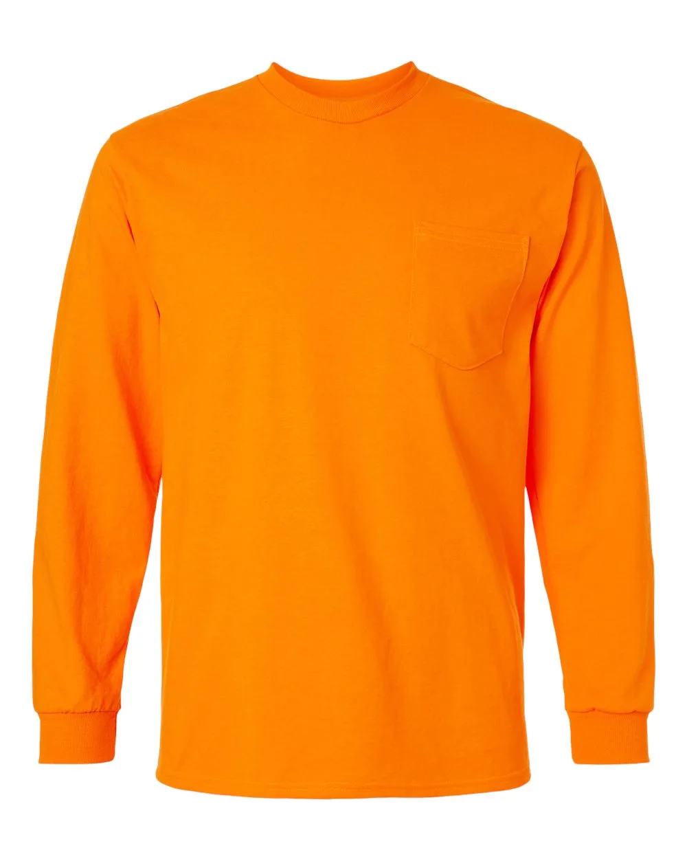 Gildan® Unisex Ultra Cotton® Long Sleeve Pocket T-Shirt view 6
