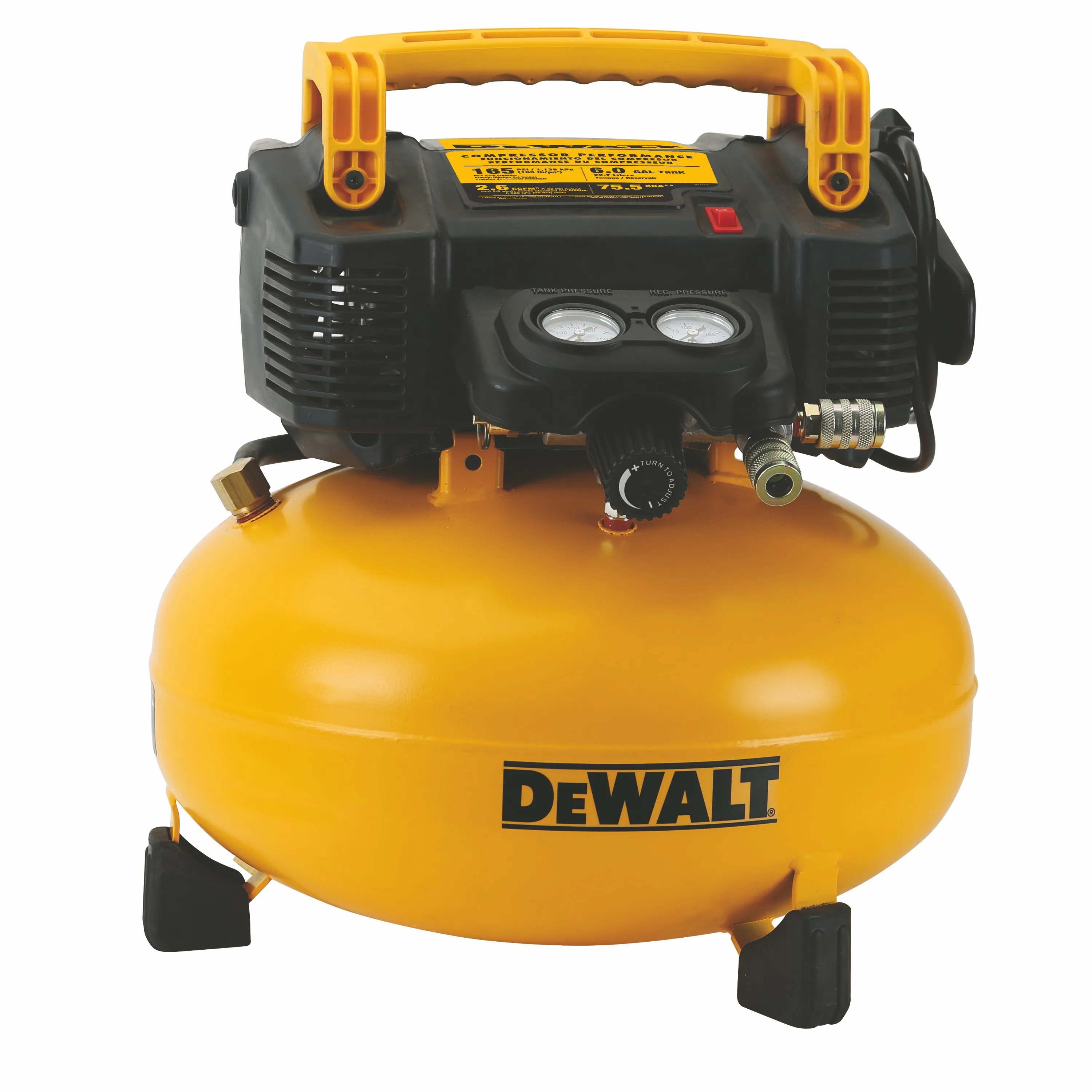 DeWalt 6 Gallon 165 Psi Pancake Compressor