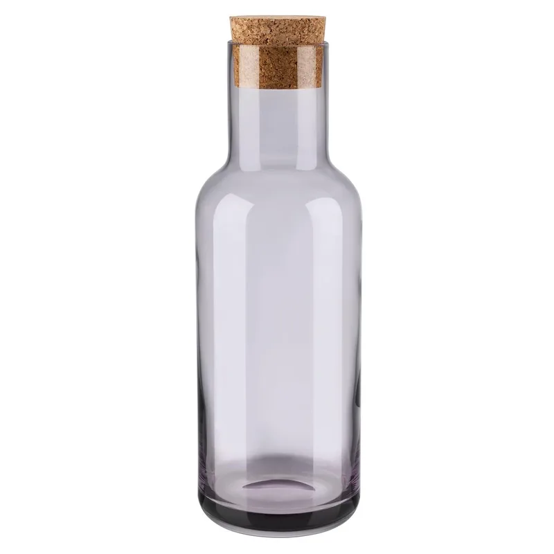 Blomus Fuum Water Carafe 34 Ounce w/Cork Lid - Fungi White