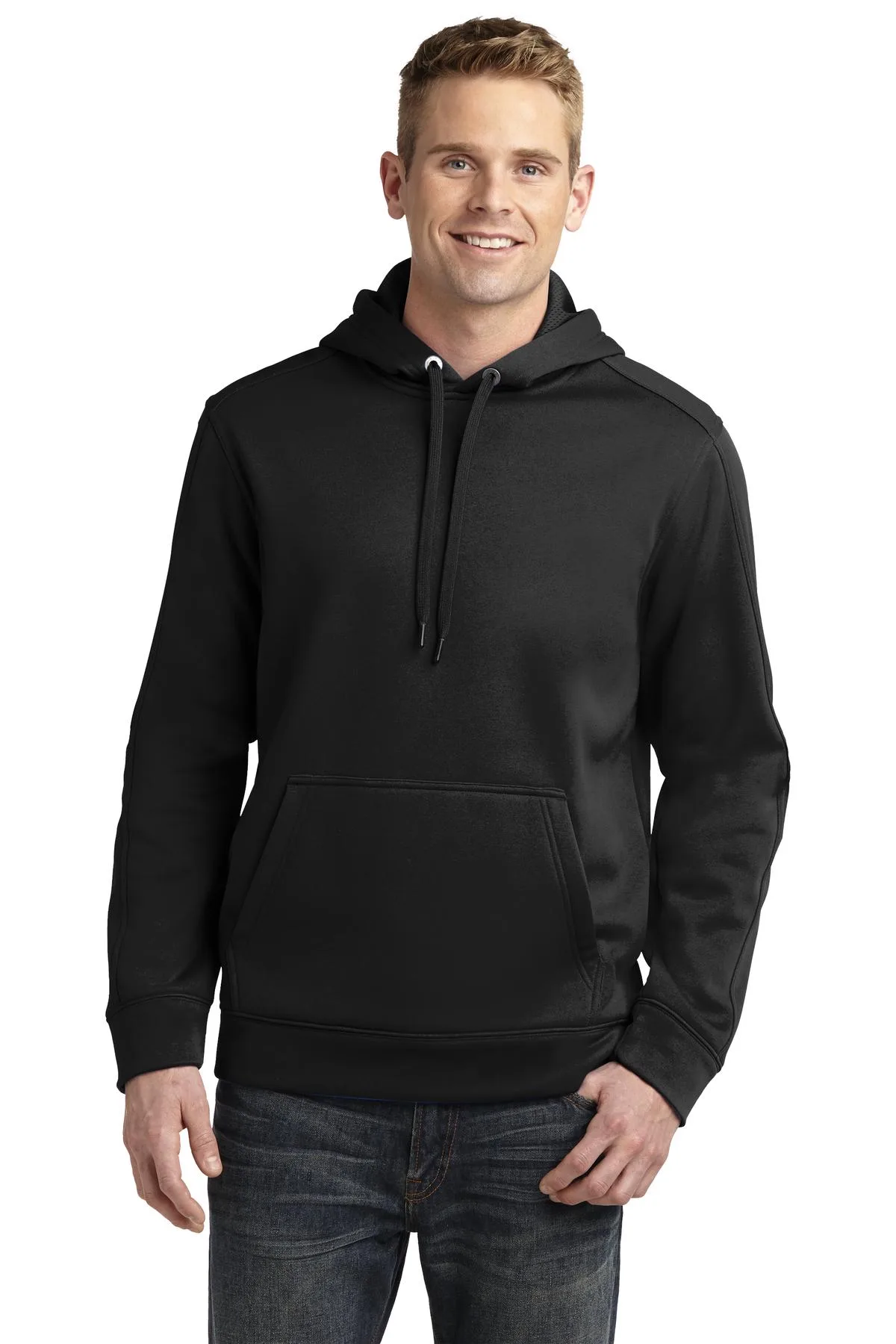 Sport-Tek® Repel Fleece Hooded Pullover.
