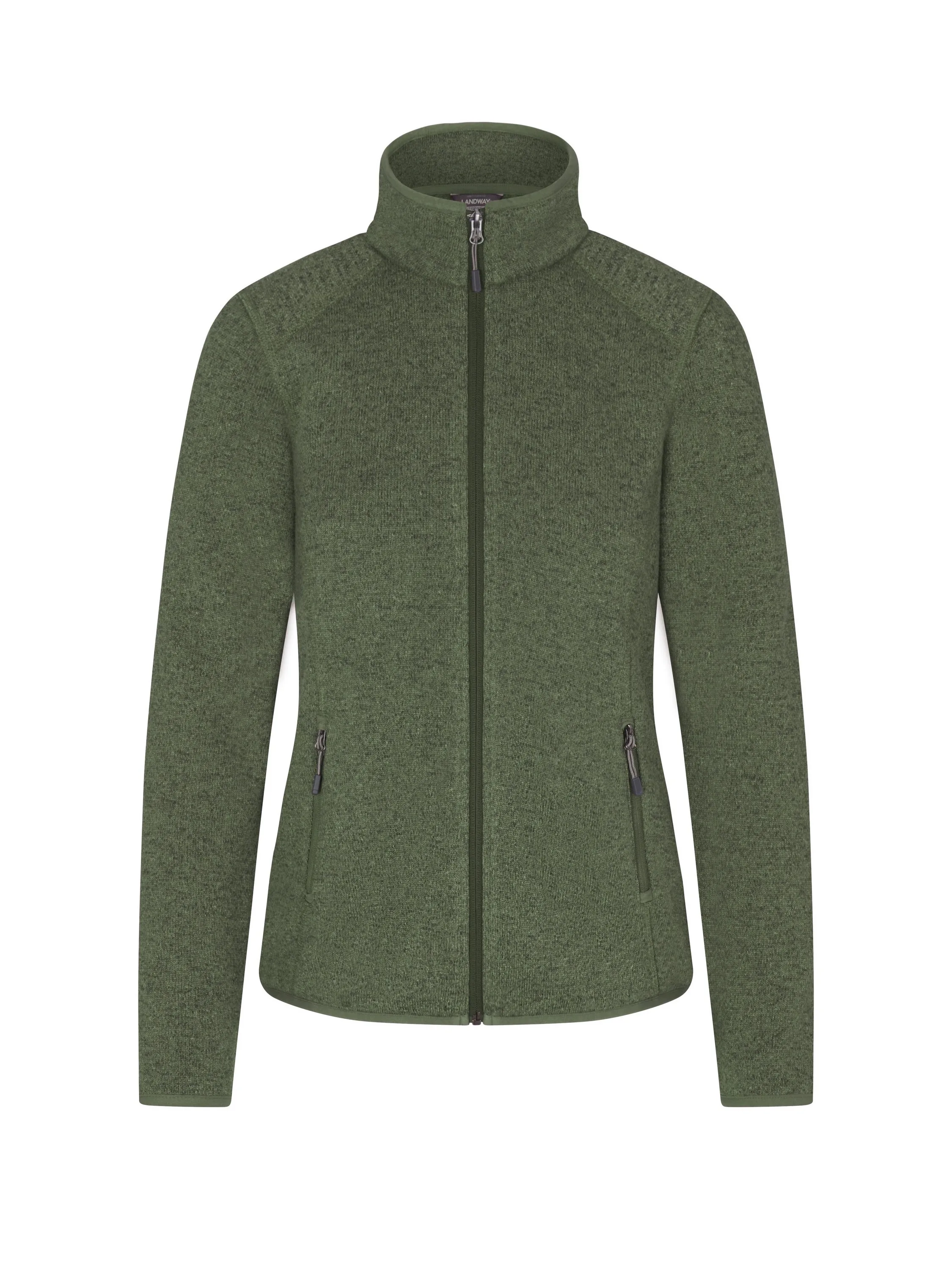 Ladies' Ashton Sweater-Knit Fleece Jacket view 2