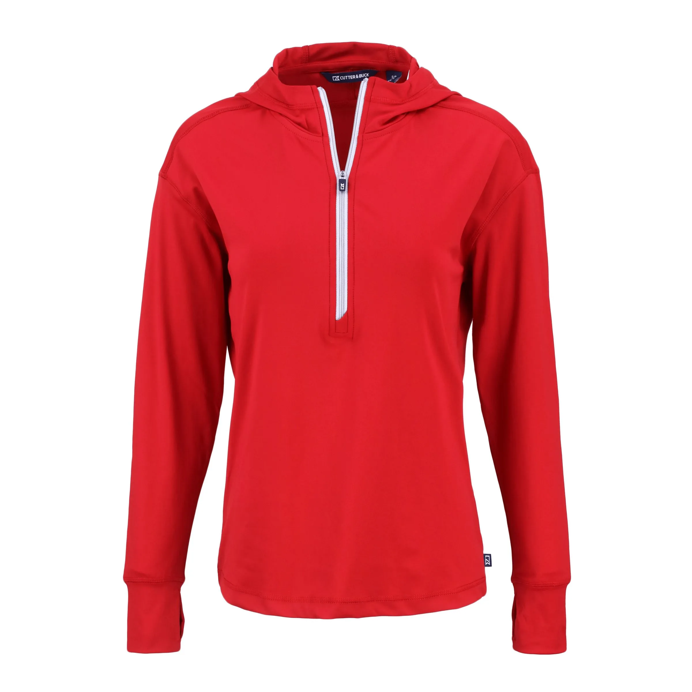 Cutter & Buck Daybreak Eco Recycled Womens Half Zip Hoodie view 5