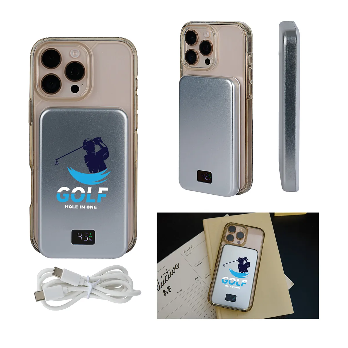 Zeta 5000mAh UL Certified Wireless Power Bank