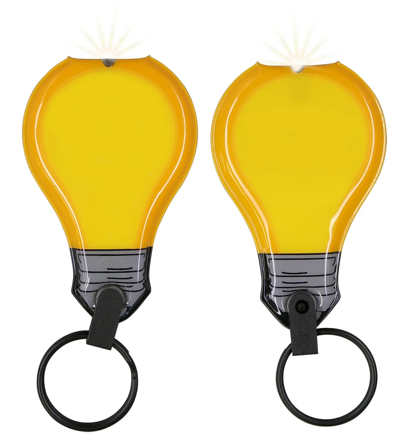 ShapeLights™ Color-A-Shape Key Ring Flashlight (Light Bulb) view 2