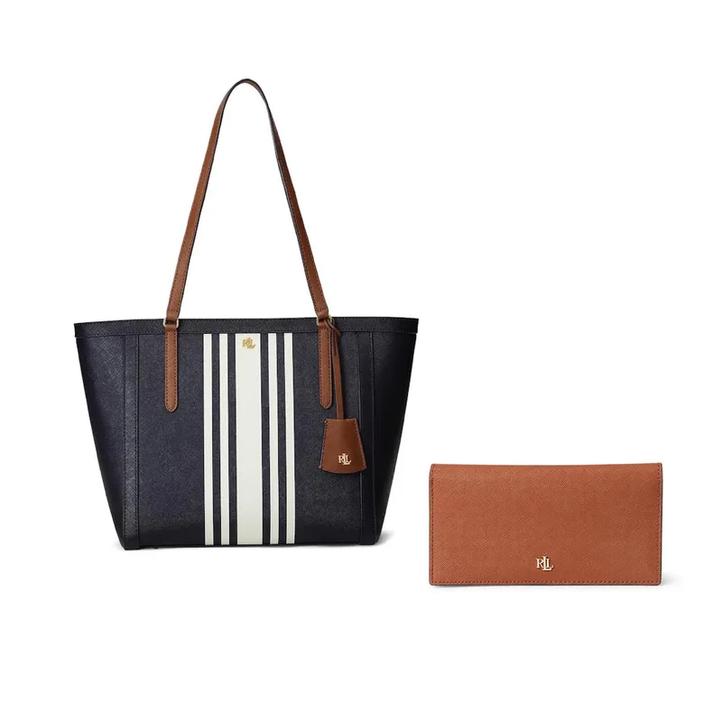 Ralph Lauren Clare 25 Tote And Slim Wallet