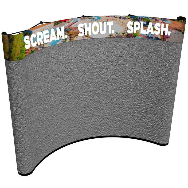 10' Curved Show 'N Rise Header Panel