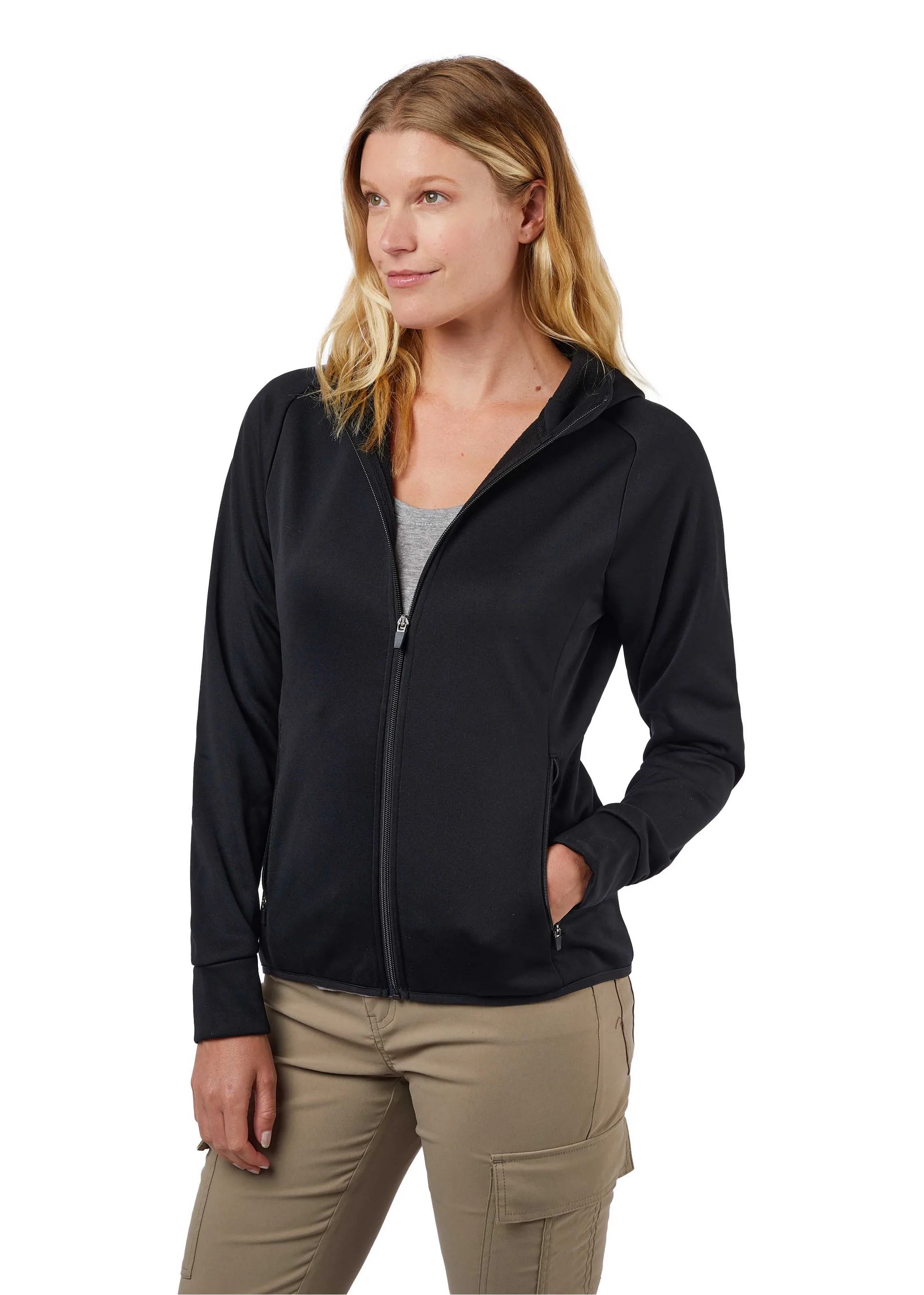 Ladies' Hooded Flash Performance Knit Jacket view 5