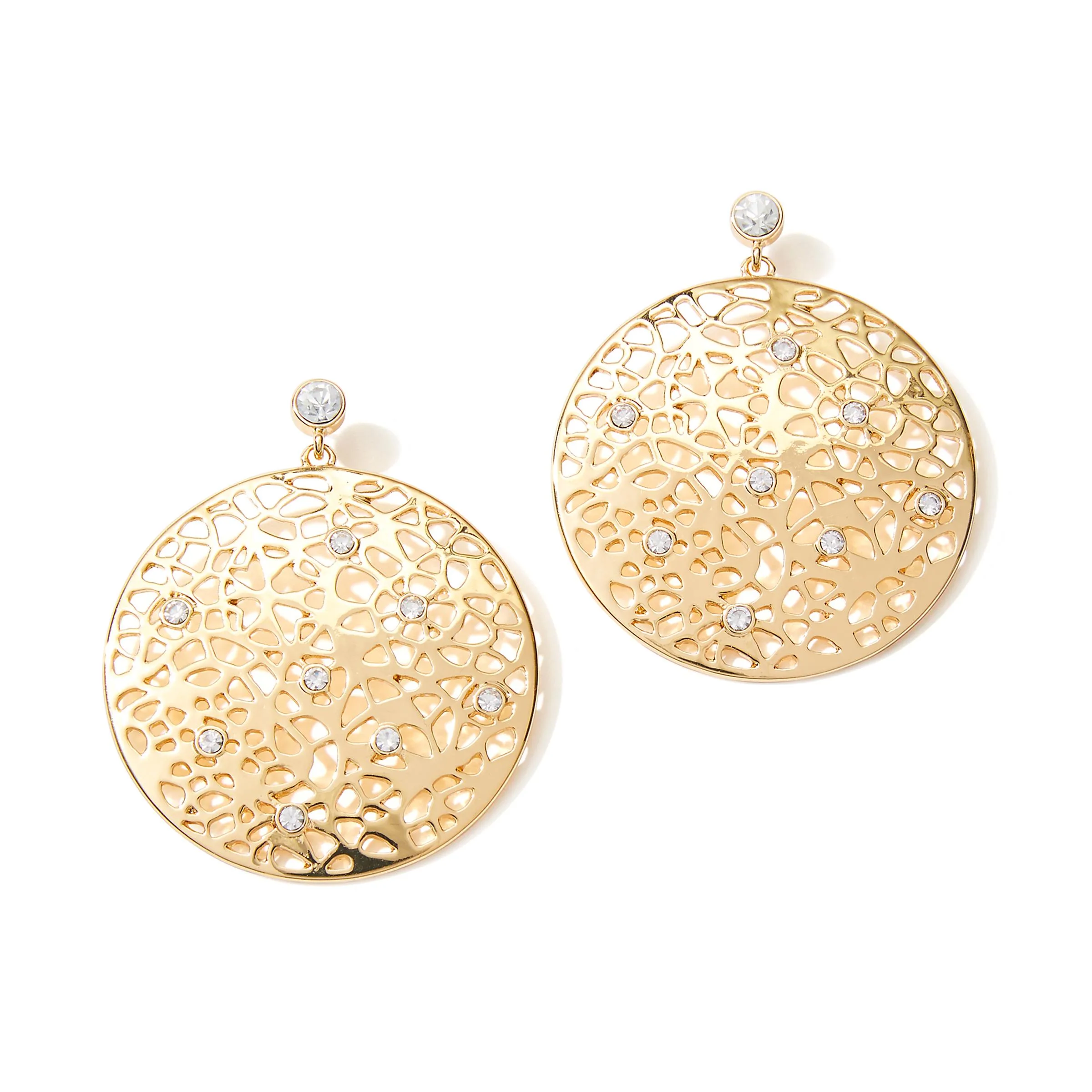 Lilly Pulitzer Devine Rhinestone Earrings -Gold