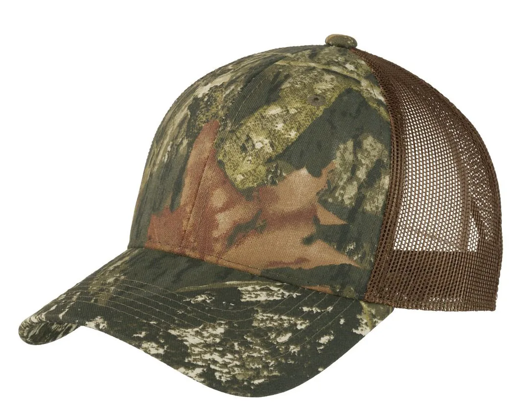 Port Authority® Structured Camouflage Mesh Back Cap.