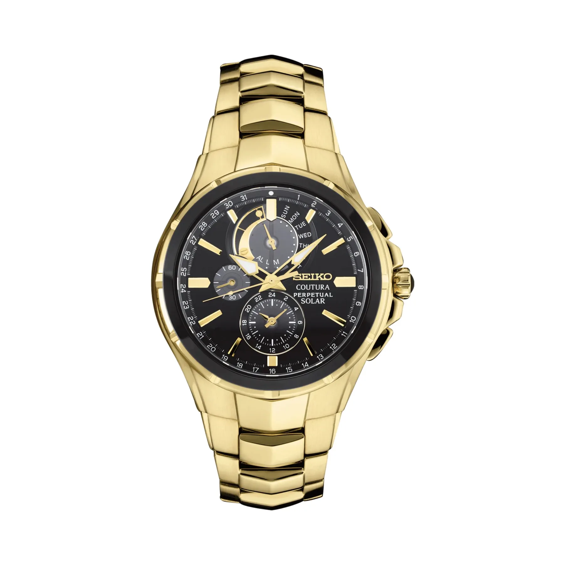 Seiko Men's Coutura Perpetual Solar Alarm Chronograph Watch