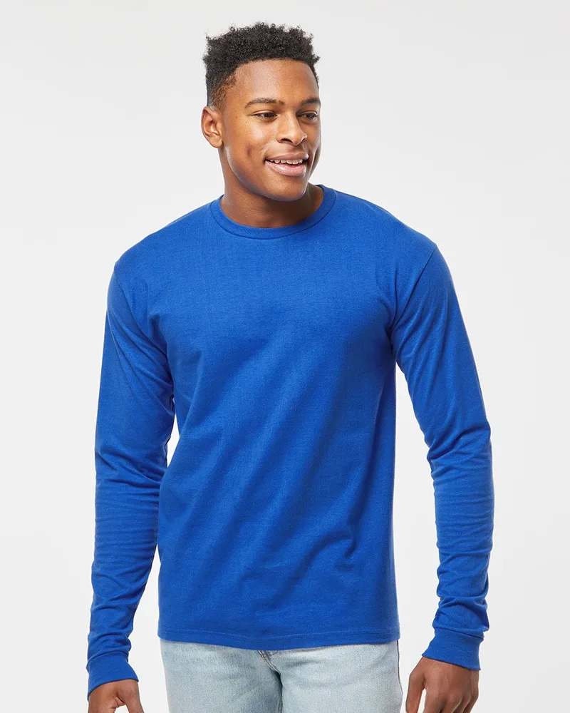 Tultex® Unisex Heavyweight Jersey Long Sleeve T-Shirt view 2