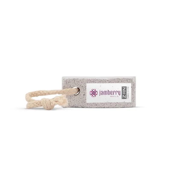 3" x 1" Ceramic Pumice Stone with Cotton Cord view 2