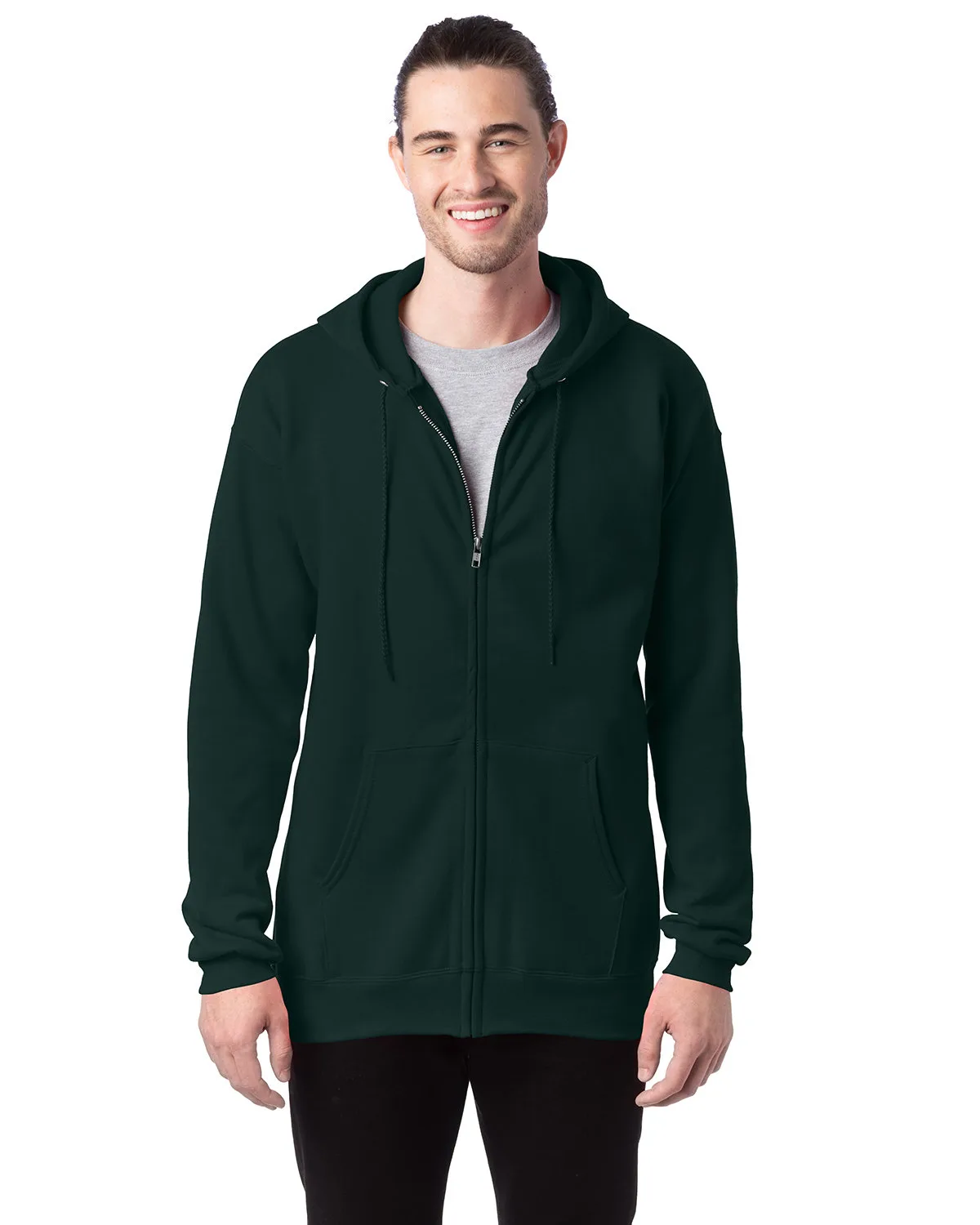 Hanes Printables Adult Ultimate Cotton® Full-Zip Hooded Sweatshirt view 5
