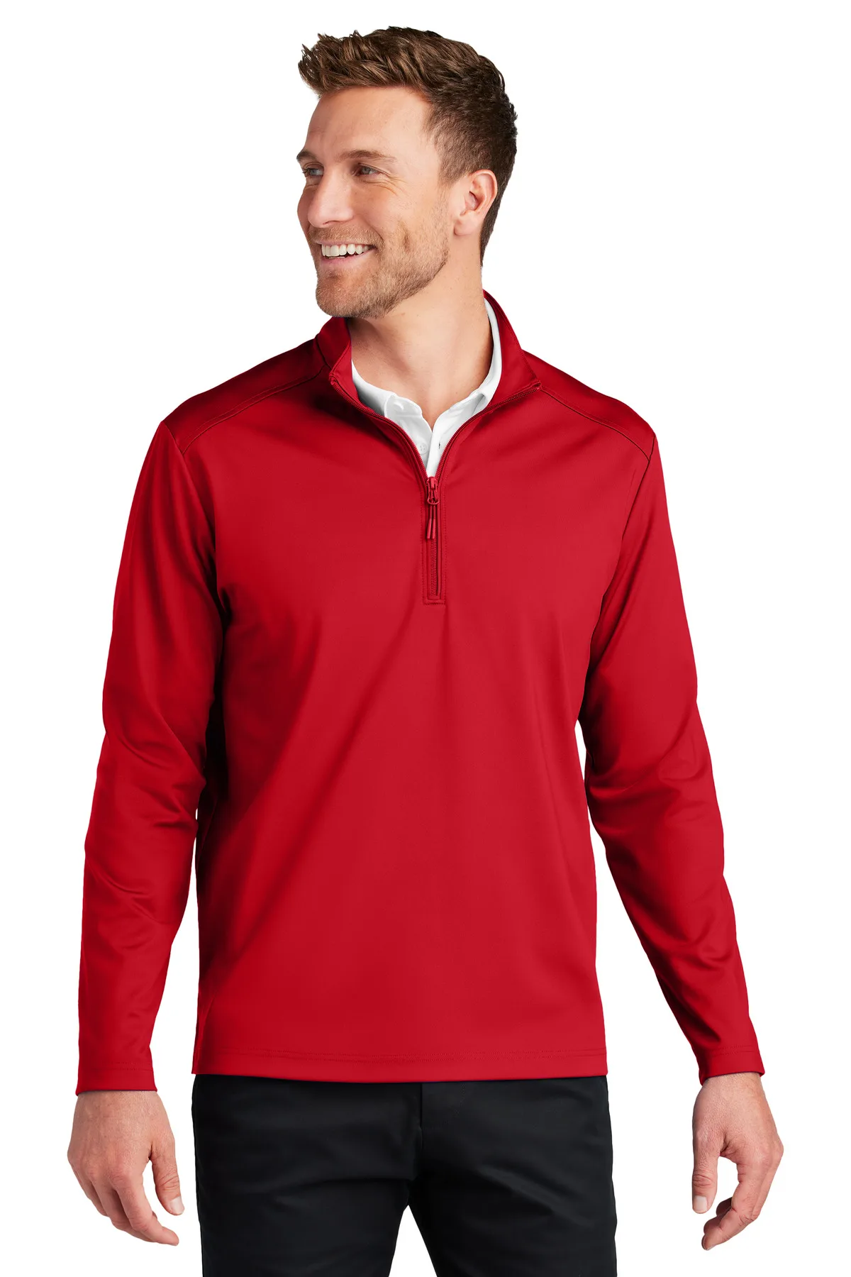 Port Authority® C-FREE® Double Knit 1/4-Zip view 3