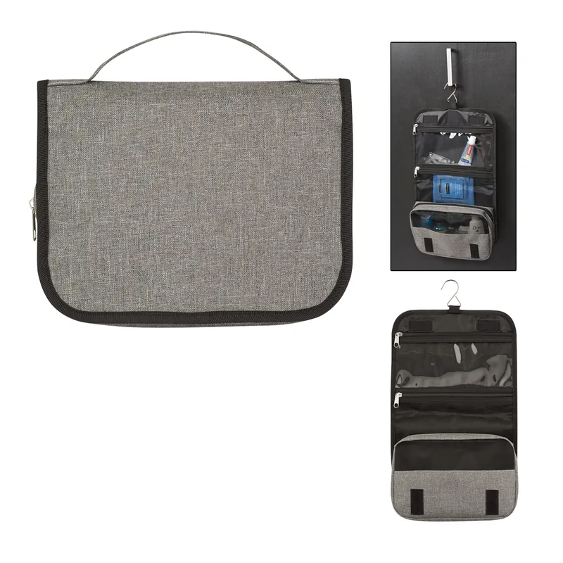 Heathered Hanging Toiletry Bag view 3
