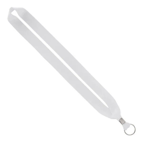 IMPORT Rush 1" Dye-Sublimated Lanyard with Silver Crimp & Split-Ring view 3