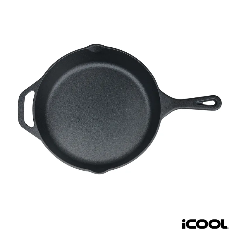 iCOOL Anchorage 10 Cast Iron Skillet / Frying Pan view 2