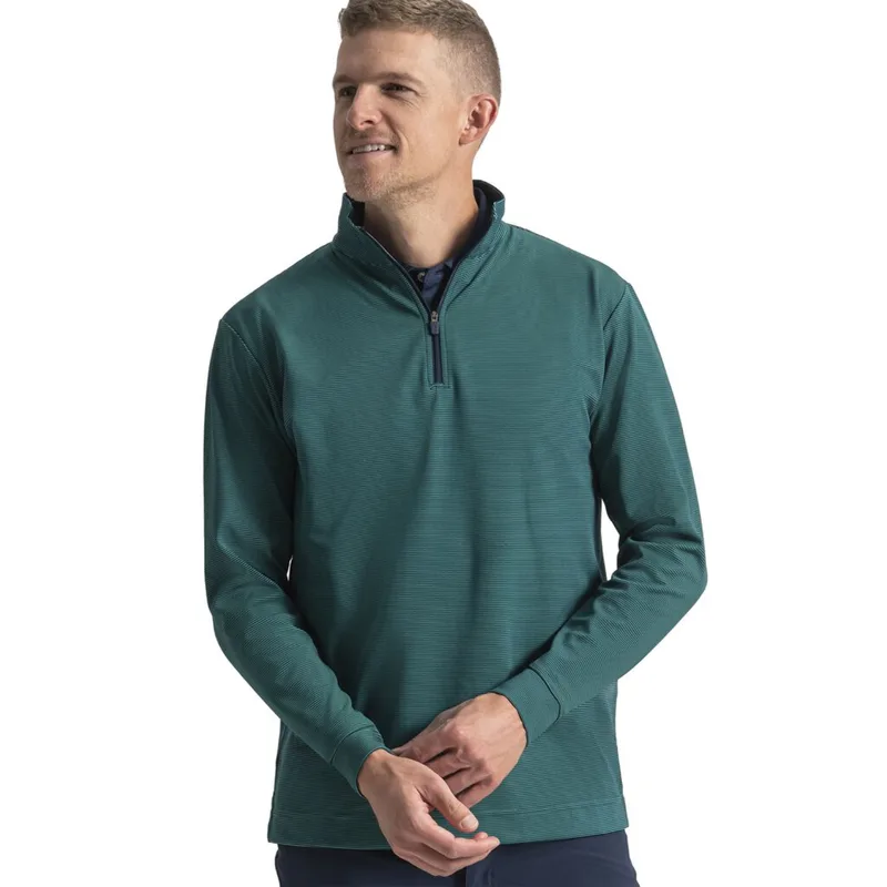 FootJoy® Ottoman Stripe Performance Quarter-Zip Pullover
