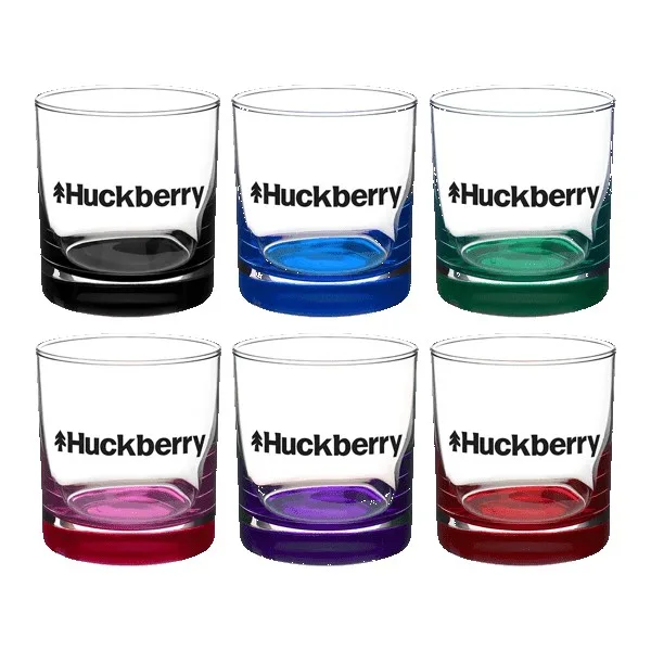 Aristocrat 10.5 oz ARC Whiskey Rocks Glass with Color Bottom